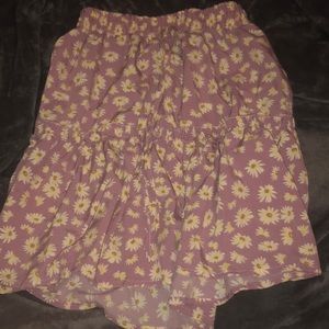 flower skirt *flowers are more white in person